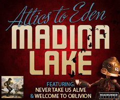 Madina Lake "Attics to Eden" album promo image