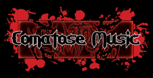 Comatose Music - Large Logo - Red & Black!