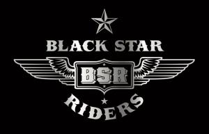 Black Star Riders - band logo - b&w - large