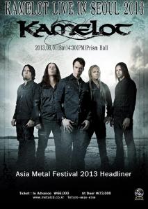 Kamelot - Asia Metal Fest - promo flyer