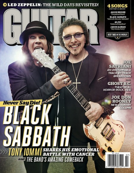 Black Sabbath - Guitar World - July - 2013 - promo