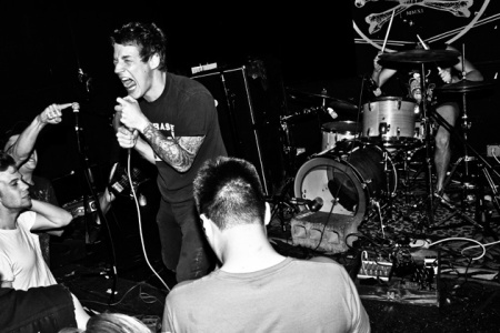 Full Of Hell - promo live band pic - 2013 - #1 - B&W