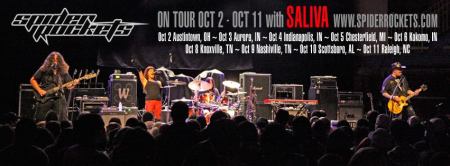 Spider Rockets - Saliva - Tour Dates - Oct - 2013 - promo banner