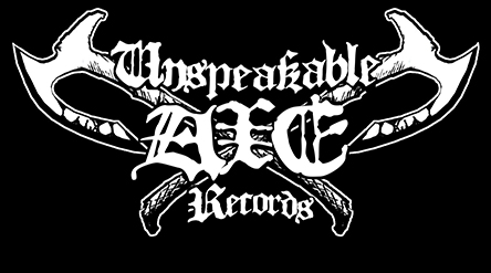 Unspeakable Axe Records - large logo - B&W - 2013