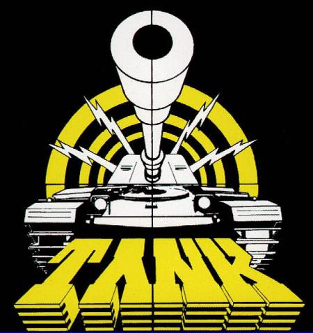 Tank - classic band logo - large - yellow - black - white