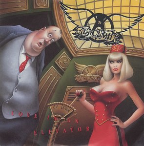 Aerosmith - Love In An Elevator - single cover sleeve promo - 1989 - #1ST