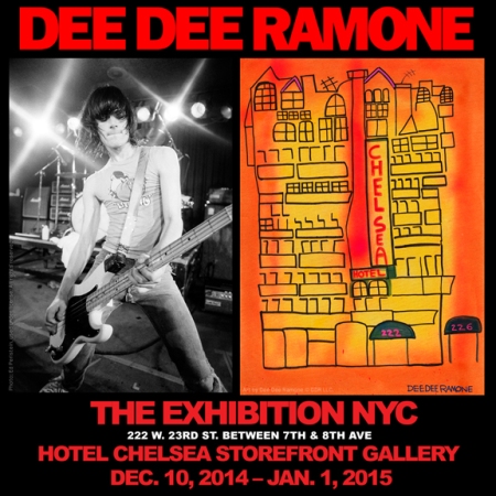 Dee Dee Ramone - The Exhibition NYC - Dec - Jan - 2015 - Ramones