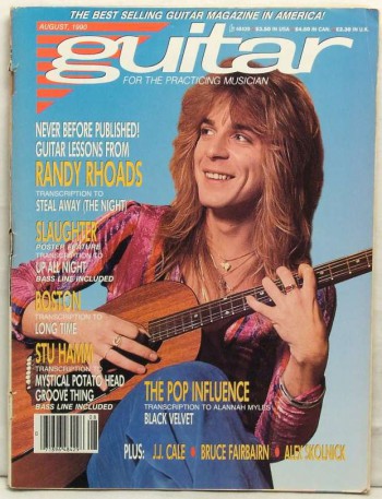 Guitar Magazine - Randy Rhoads - Aug - 1980 - #333303MO