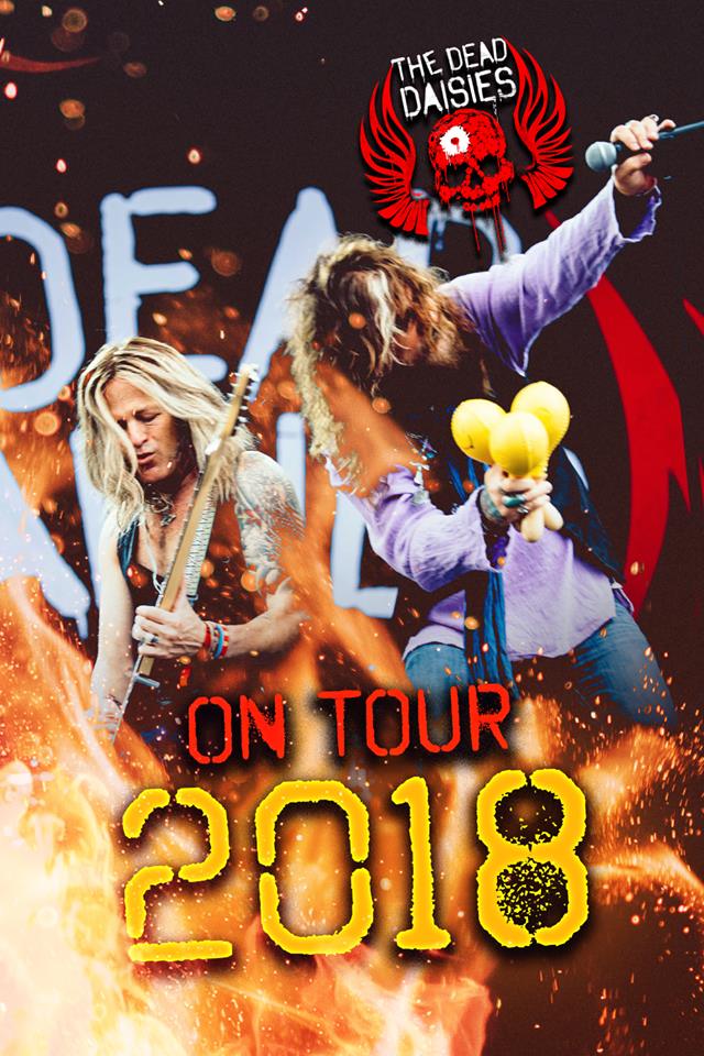 The Dead Daisies - Tour 2018 promo flyer - #33MO777ILMNSO