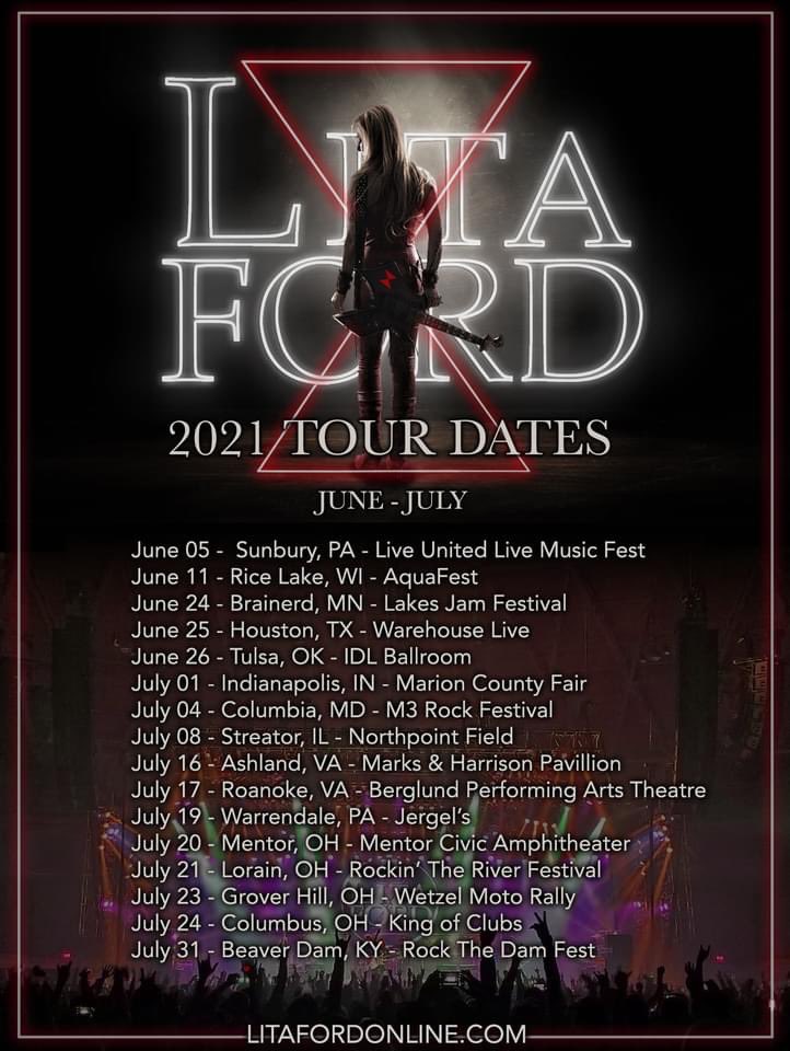 lita ford tour schedule